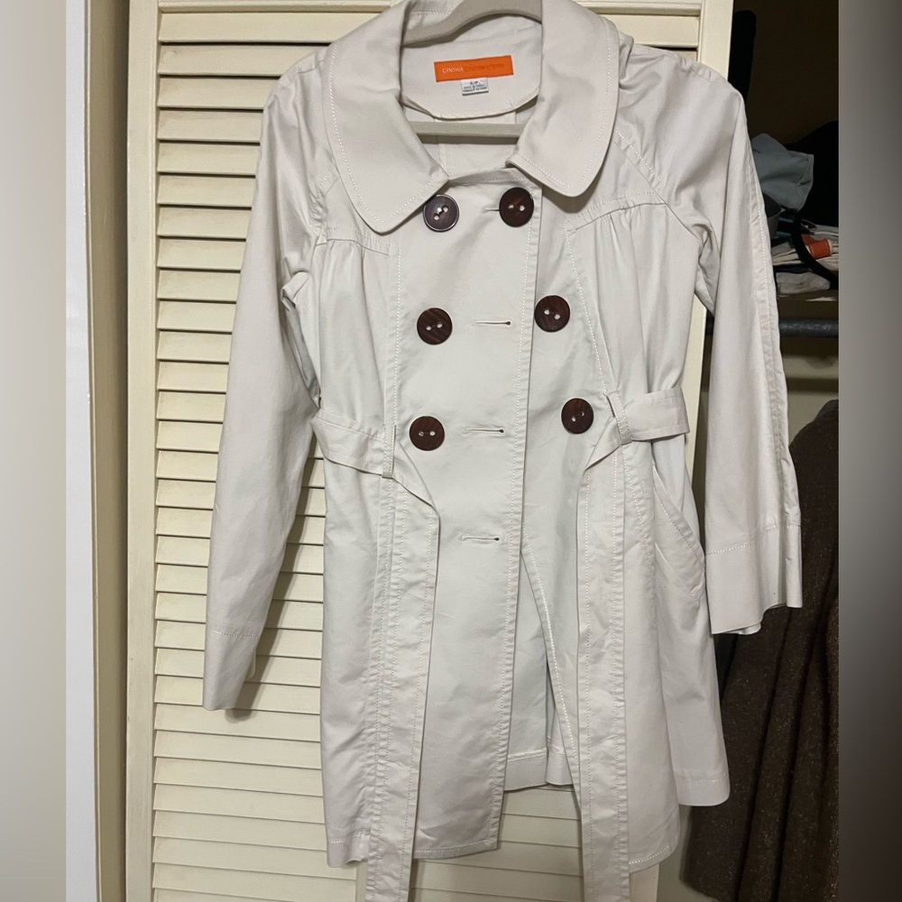 Vintage pea coat trench coat